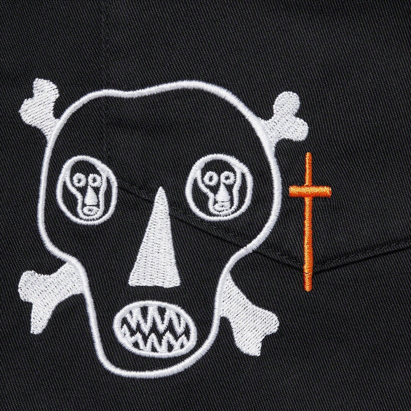 Clayton Patterson/Supreme Skulls Embroidered Work Shirt view 6